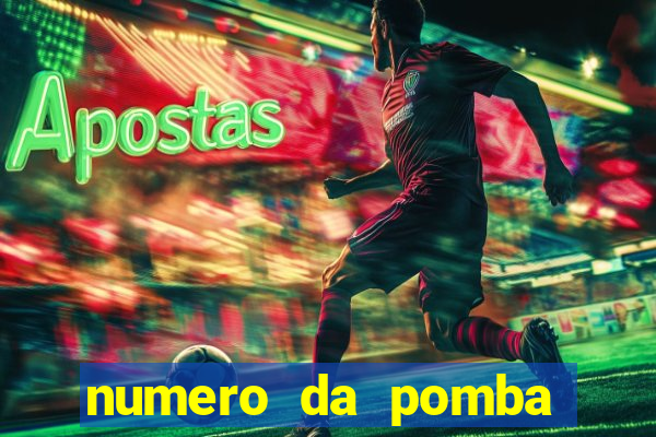 numero da pomba jogo do bicho